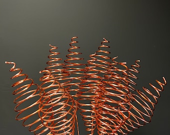 10 PACK Large Electroculture Copper Garden Antennas, Full Ighina Spiral