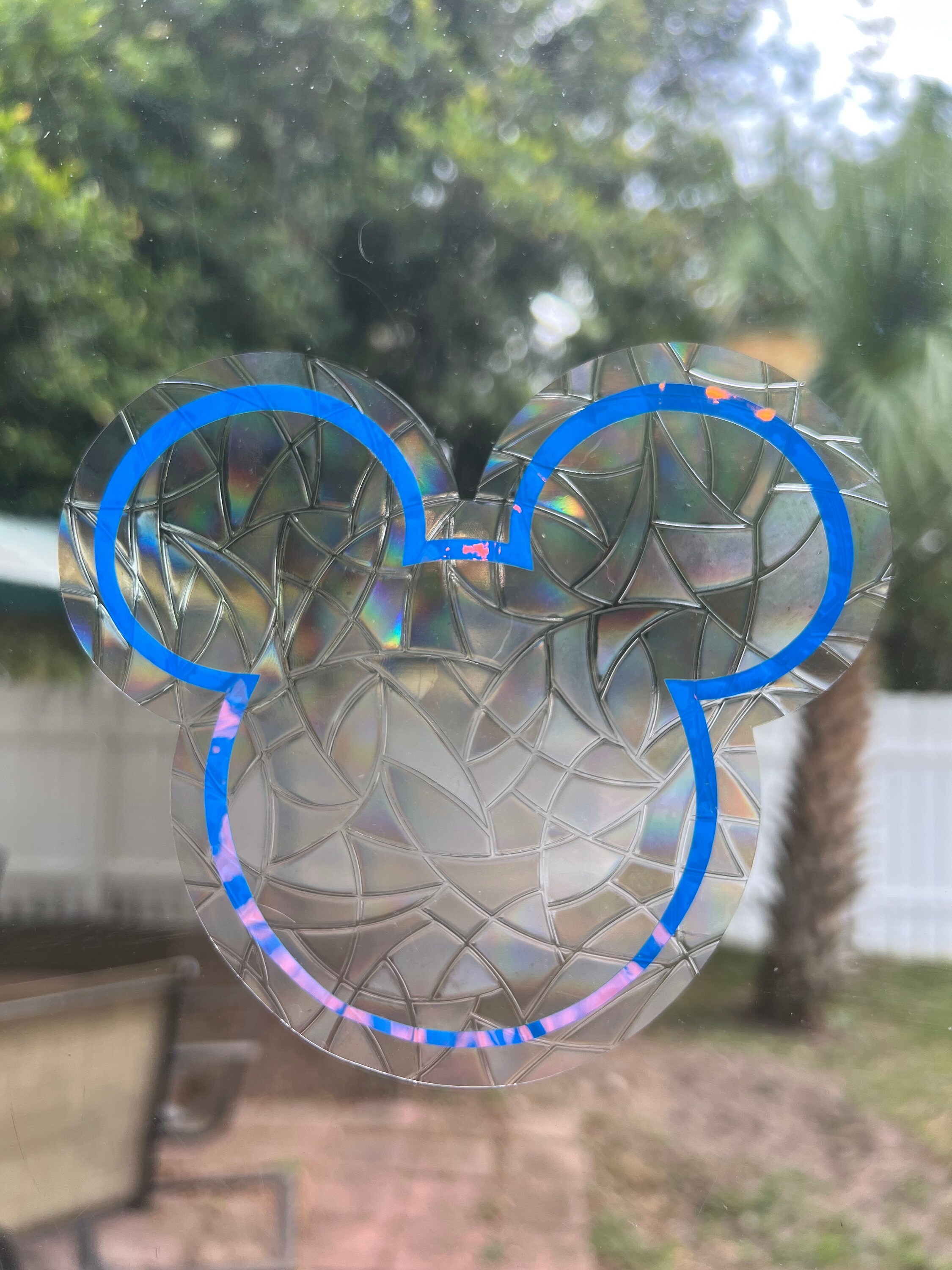Mickey Suncatcher Cling for Windows, Cute Rainbow Maker, Rainbow Window
