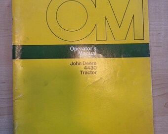 Instrukcja obsługi ciągnika John Deere 4430