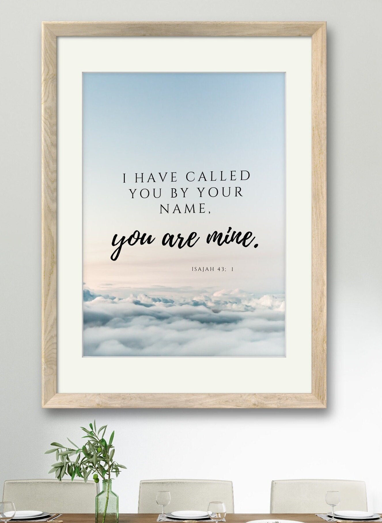 Custom Bible Verse Printable Wall Art, DIGITAL Printable Bible Verses ...