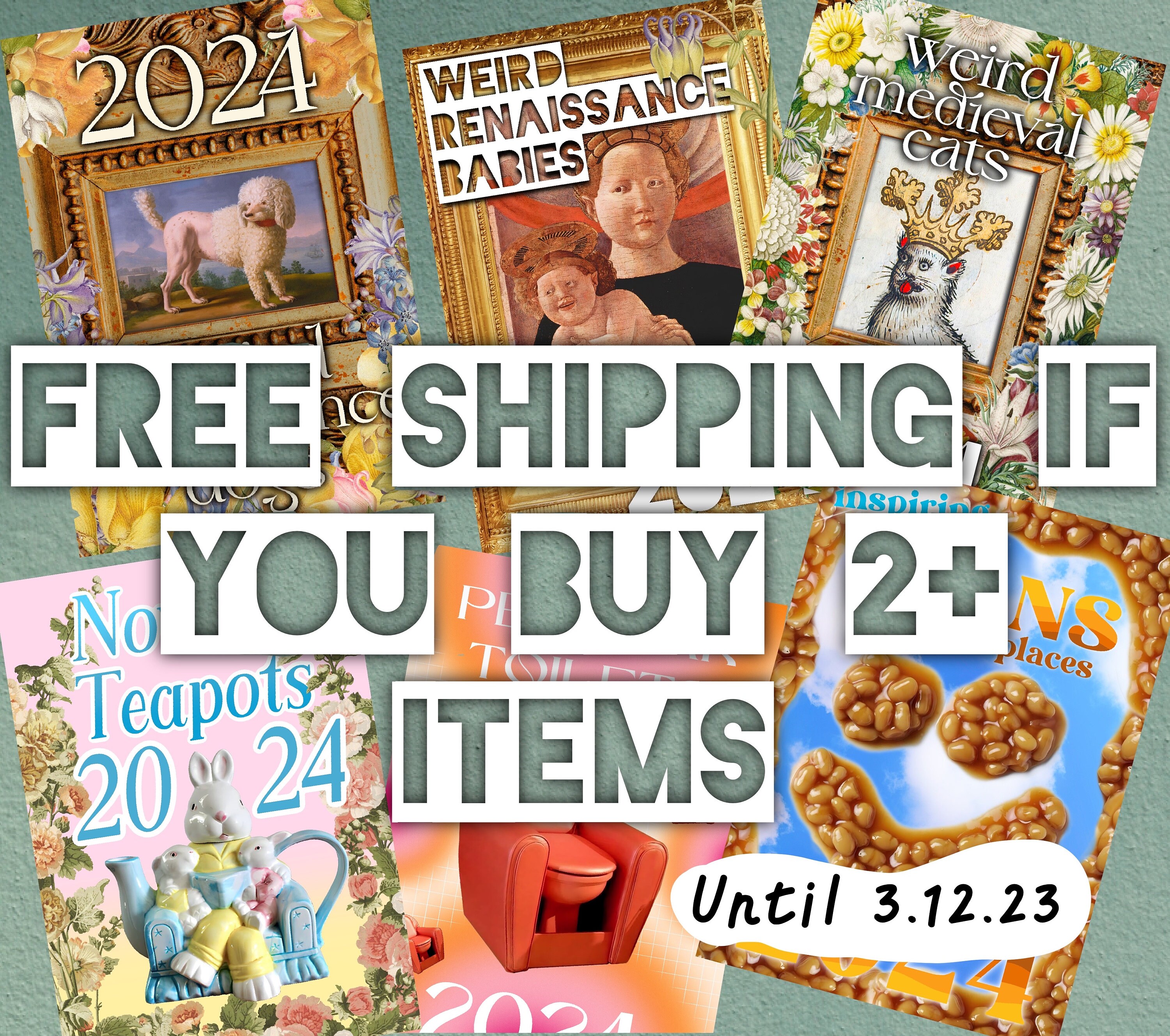 Weird Toilets 2024 Calendar Toilets With Threatening Auras Funny