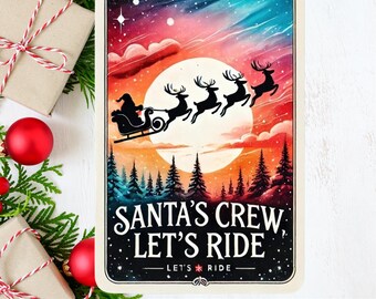 Santa's Crew Tarot Card PNG | Christmas Holiday Art (Digital Download)