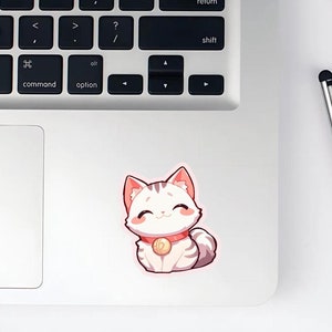 Vinyl Matte Kawaii Katze Sticker, journaling stickers für deinen planner, Cute Sticker, Aufkleber, Stickers planner, tier stickers,stickers