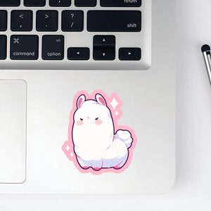 Vinyl Matte Kawaii Alpaca Sticker, journaling stickers für deinen planner, Cute Sticker, Aufkleber, Stickers planner, tier stickers,stickers