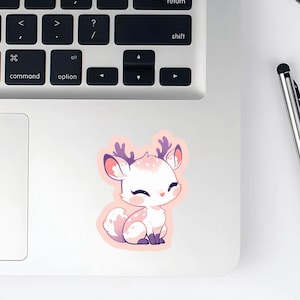 Vinyl Matte Kawaii Baby Reh Sticker, journaling stickers für deinen planner, Cute Sticker, Aufkleber,Stickers planner,tier stickers,stickers