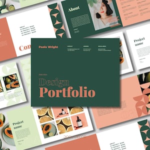 Modelo de Portfólio para Projetos Criativos | Funciona no Canva e no InDesign gratuitamente