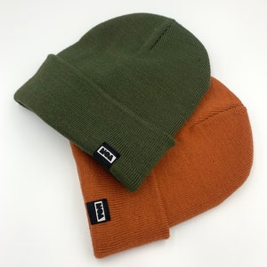 Soft Acrylic Cuffed Beanie: Unisex Winter Hat