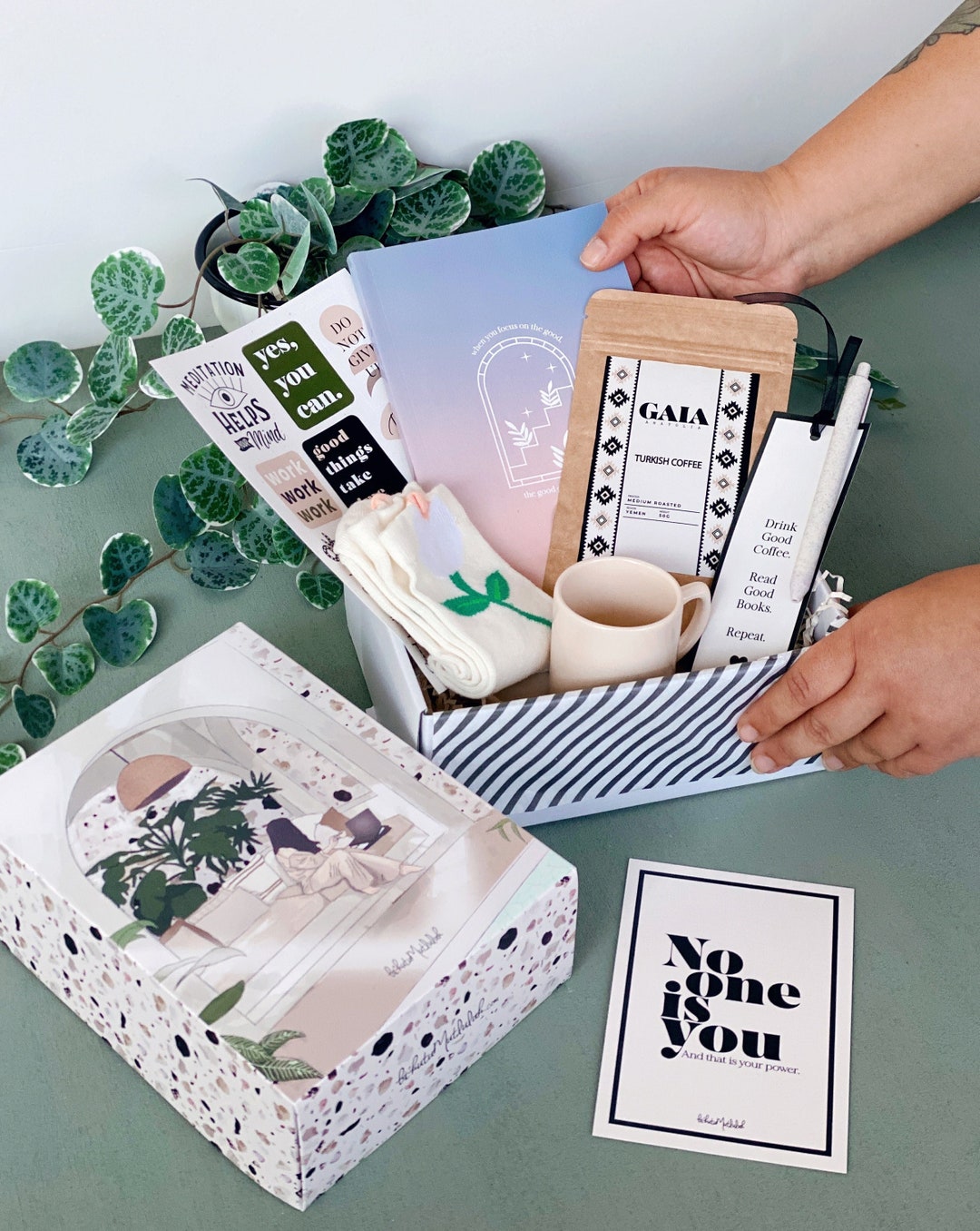 Ecru Gift Box, Full of Motivation, Designed for Women, Coffee Lovers ...