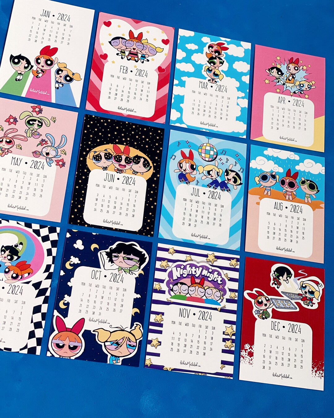 Powerpuff Girls 2025 Desk Calendar the Ultimate Gift for Best Friends