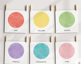 Printable Flashcards,Color flashcards,Flashcards,montessori cards,Homeschool Printables,Toddler Learning,Printable Flashcards for Kids