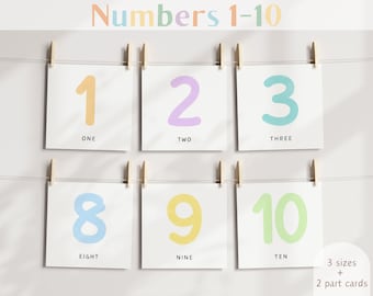 Printable Flashcards,Number flashcards,Flashcards,montessori cards,Homeschool Printables,Toddler Learning,Printable Flashcards for Kids
