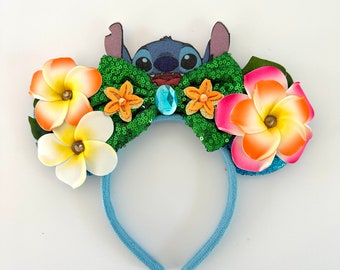 Lilo and Stitch Ears, Minnie Mouse Ears, Disney Ears, Lilo and Stitch headband