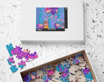 K Demon Hunter Pop Jigsaw Puzzle, Huntrix Design - Etsy
