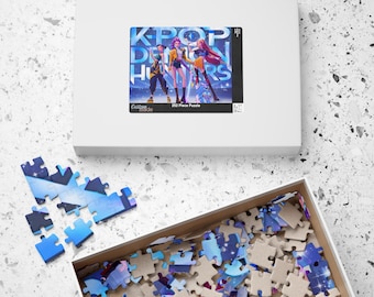 K Demon Hunter Pop Jigsaw Puzzle, Huntrix Design - Etsy