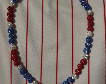 BACK IN STOCK Phillies Jose Alvarado Inspired Beaded Necklace 