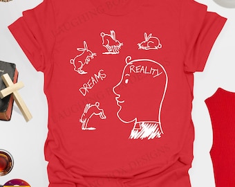 Father Dougals Dreams vs Reality Sketch - Father Ted 100% Cotton Unisex Printed Tshirt, Various Colours and Sizes with Free UK Delivery