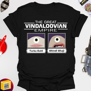The Great Vindaloovian Empire - Red Dwarf 100% Cotton Unisex Printed Tshirt, Various Colours & Size, Free UK Delivery