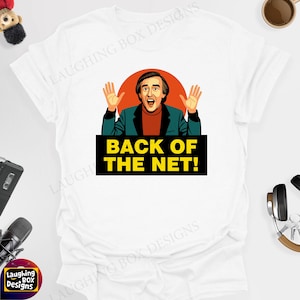 Back Of The Net! - Alan Partridge 100% Cotton Unisex Printed Tshirt, Various Colours and Sizes with Free UK Delivery