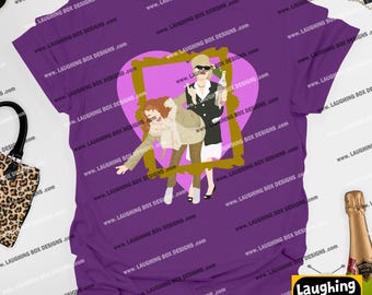 Edina och Patsy Fantastiska Älskling! - Helt fantastisk 100 % bomull unisex t-shirt med tryck, olika färger och storlekar med fri leverans till Storbritannien