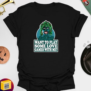 Old Gregg / Play Some Love Games - The Mighty Boosh 100% Cotton Unisex Printed Tshirt, Various Colours and Sizes with Free UK Delivery