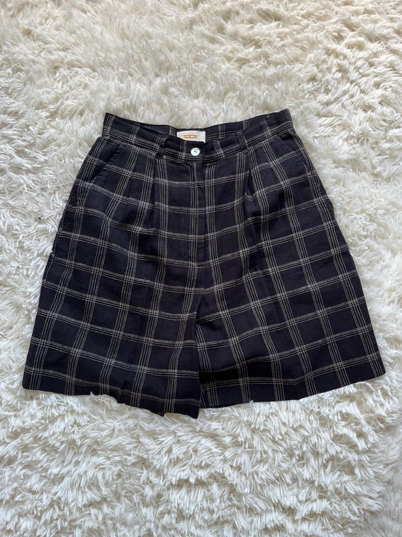 Talbots, Vintage Talbots Linen Blend Pleated Shorts, size 6
