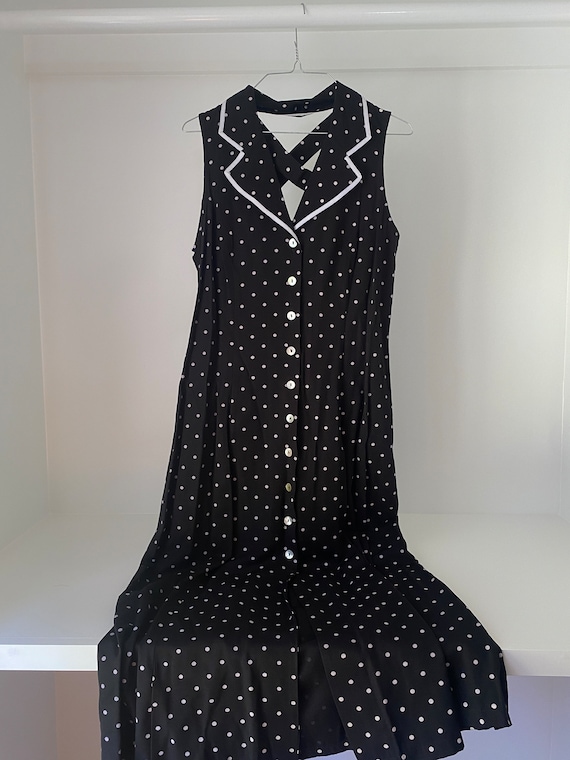 Sheri Martin NY Vintage Polka Dot Dress size 10