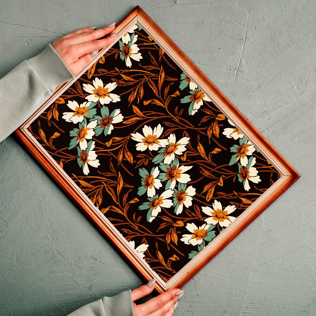 Vintage Floral Needlework Kit, Intricate Cross Stitch Craft Set