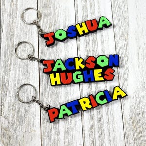 Porte-clé Mario, Super Mario Bros, Nintendo Kart, cadeau film pour joueur, articles de remplissage de sac de fête, clé de voiture, étiquette de livre, sac à dos d'école pour bébé