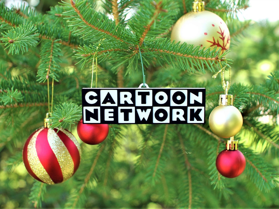 Cartoon Network Logo Ornament Christmas 2023 First Merry Xmas Etsy