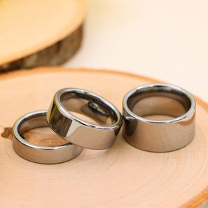 Mens Wedding Ring, Tungsten Womens Band, Tungsten Wedding Mens Ring, Tungsten Wedding Band Polished, Couple Tungsten Ring, anniversary rings