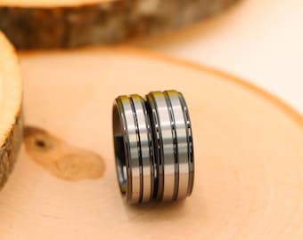 Dragon Celtic Wedding Band, Black Tungsten Ring, Wedding Gift, Engagement Ring, Anniversary Gift, Viking Ring, Celtic Jewelry, Christmas