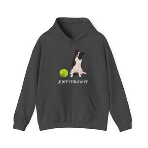 Border Collie Dog Sweatshirt, Gift for Dog Lover, Dog Mom Dad Pullover, Funny Dog Ball Jumper, Unisex Hoodie, Pet Owner Apparel Comfy Top