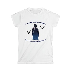 Wednesday Addams Women&#39;s Softstyle Tee