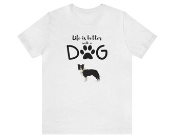 T-shirt à manches courtes border collie