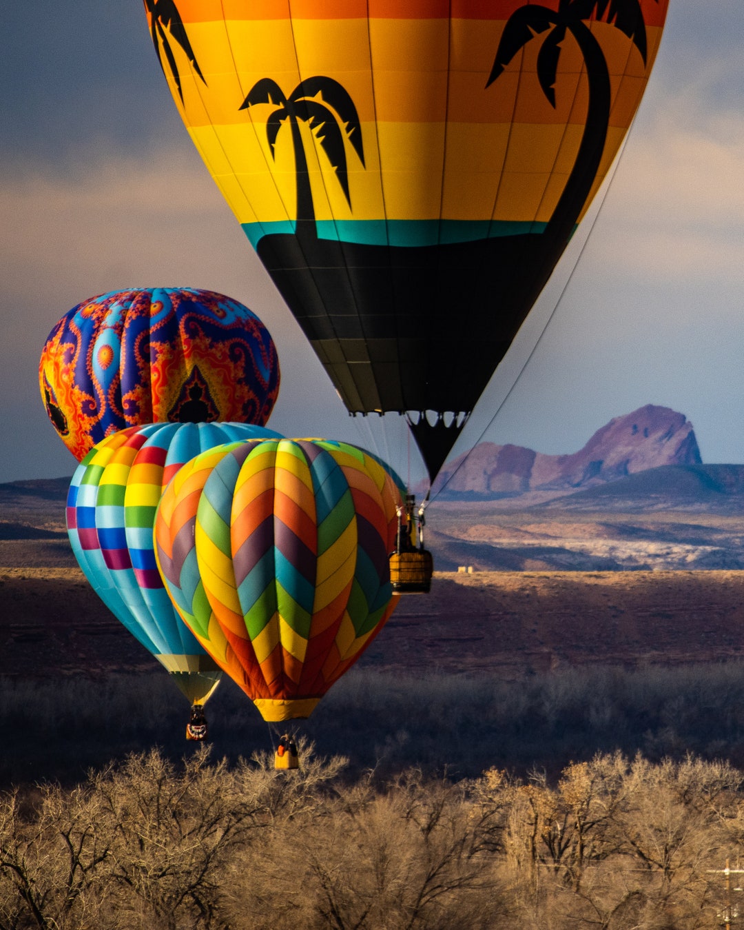 Bluff Balloon Festival, Utah Print Etsy