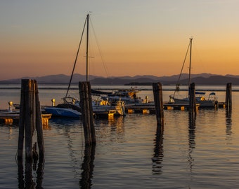 Boats on Lake Champlain, Burlington, Vermont
