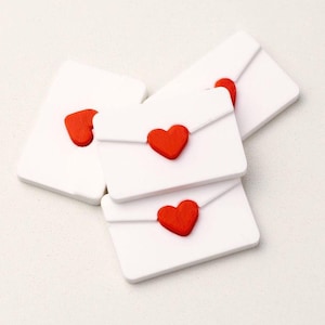 Cartas de amor em miniatura impressas em 3D - Presente romântico personalizado, pequenas notas personalizadas, lembrança única do Dia dos Namorados - Pacote com 10