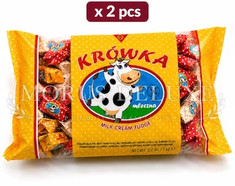 2 pcs × 1kg Milk Cream Fudge "Krowka" Solidarnosc
