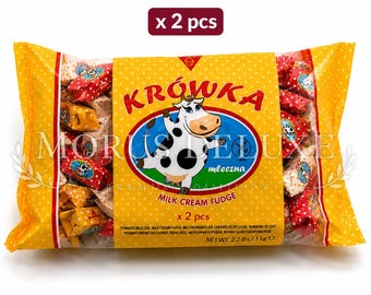 2 pezzi × 1 kg Fudge alla crema di latte "Krowka" Solidarnosc