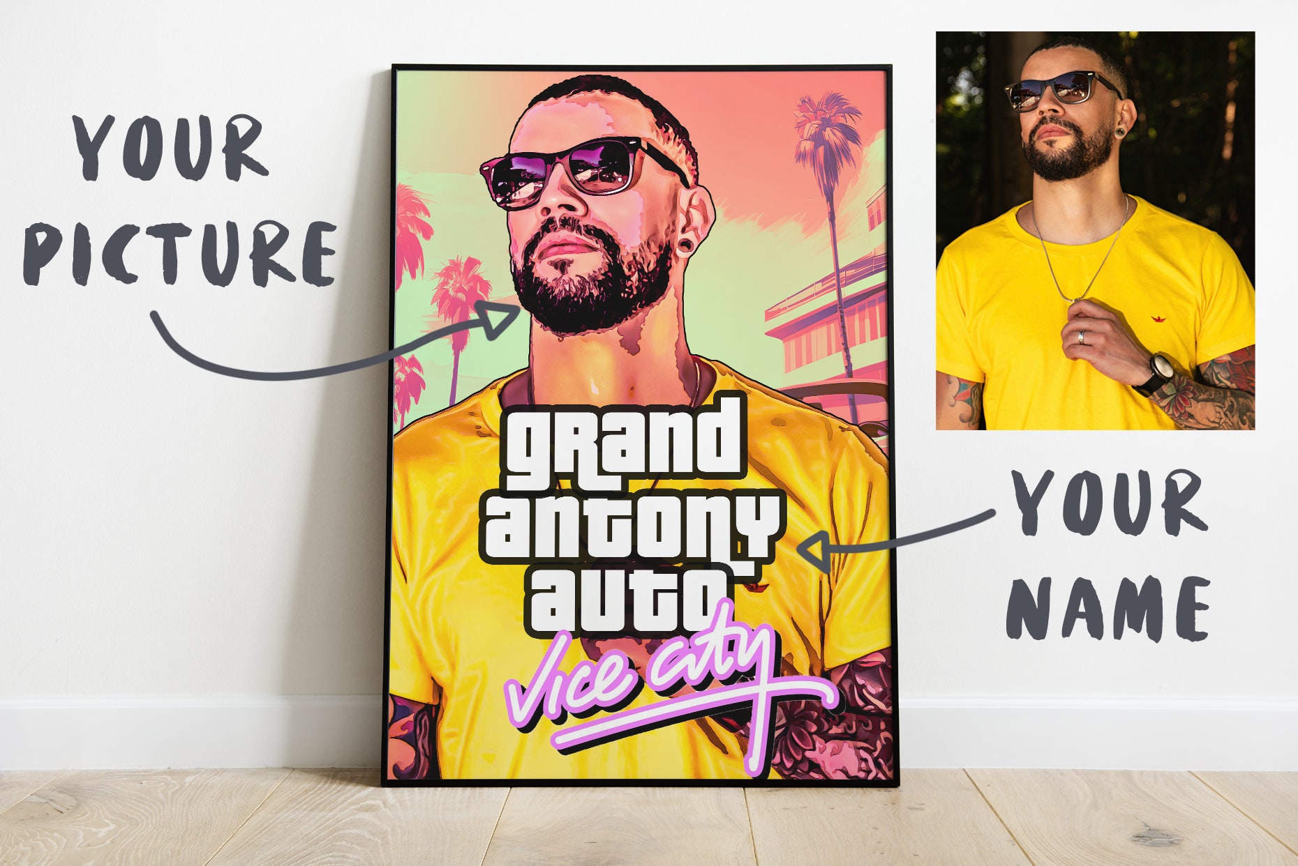 Poster Cartaz Jogo Grand Theft Auto V Gta 5 P - Pop Arte Poster - Pôster -  Magazine Luiza