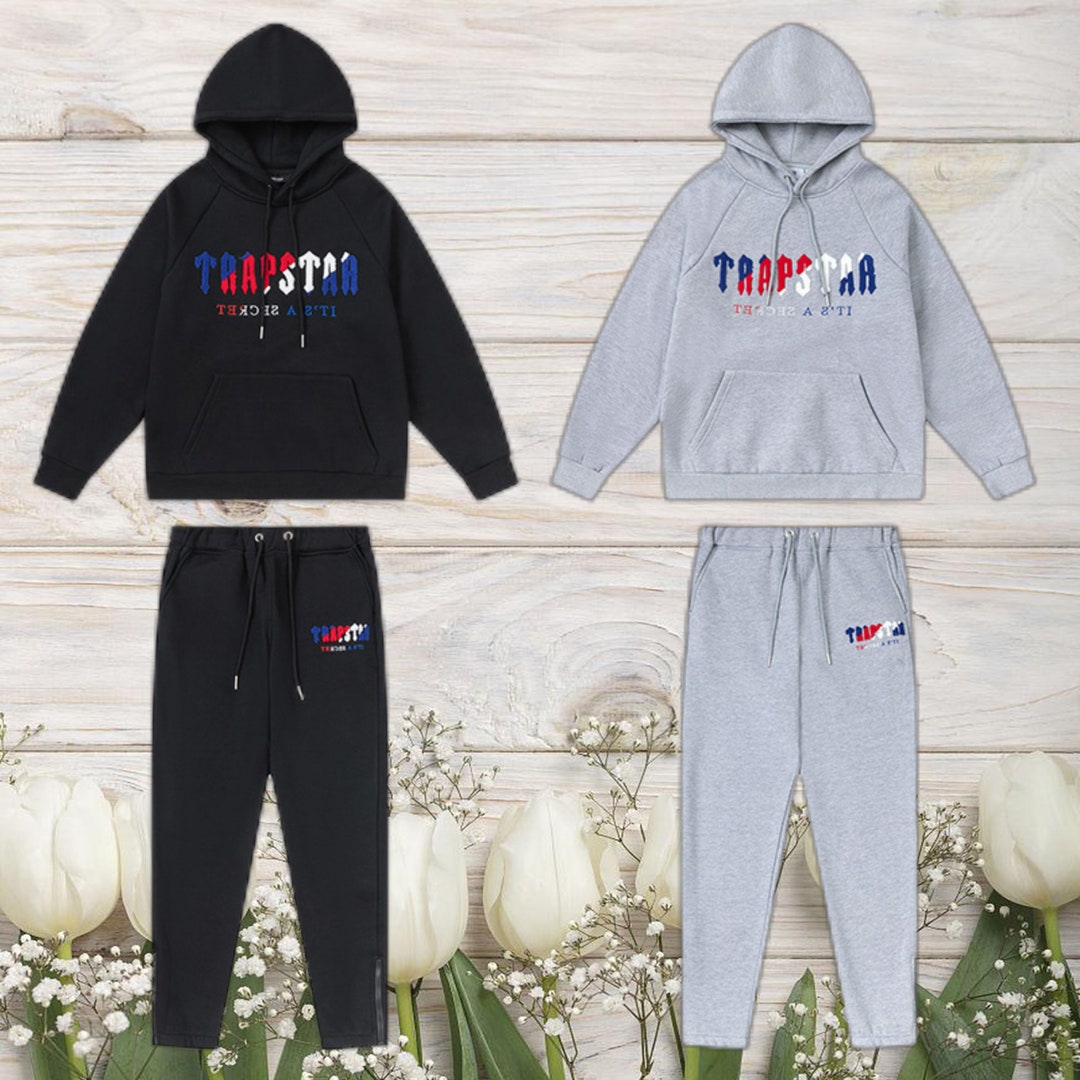 Trapstar Hoodies Sets Wild West Its a Secret Hoodie for Men Etsy
