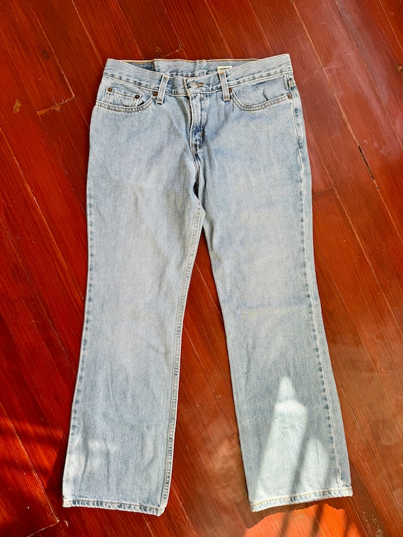 Vintage Y2K Low Rise Levi's 518 Super Low Boot Cut