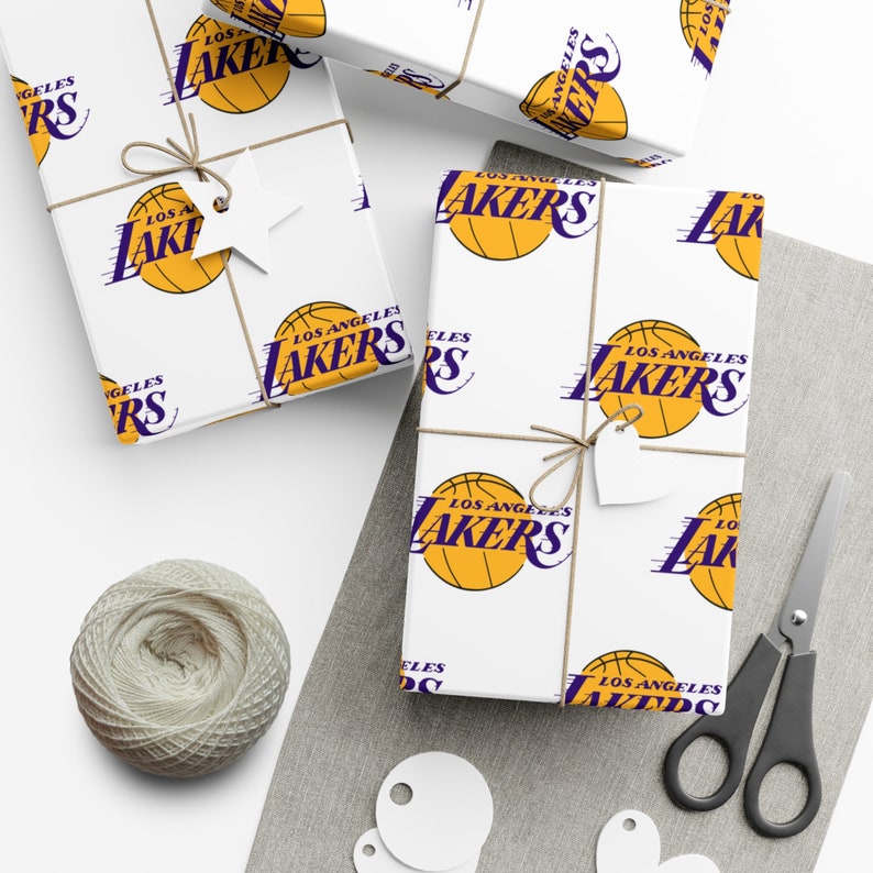 Los Angeles Lakers Basketball Gift Wrapping Papers Etsy