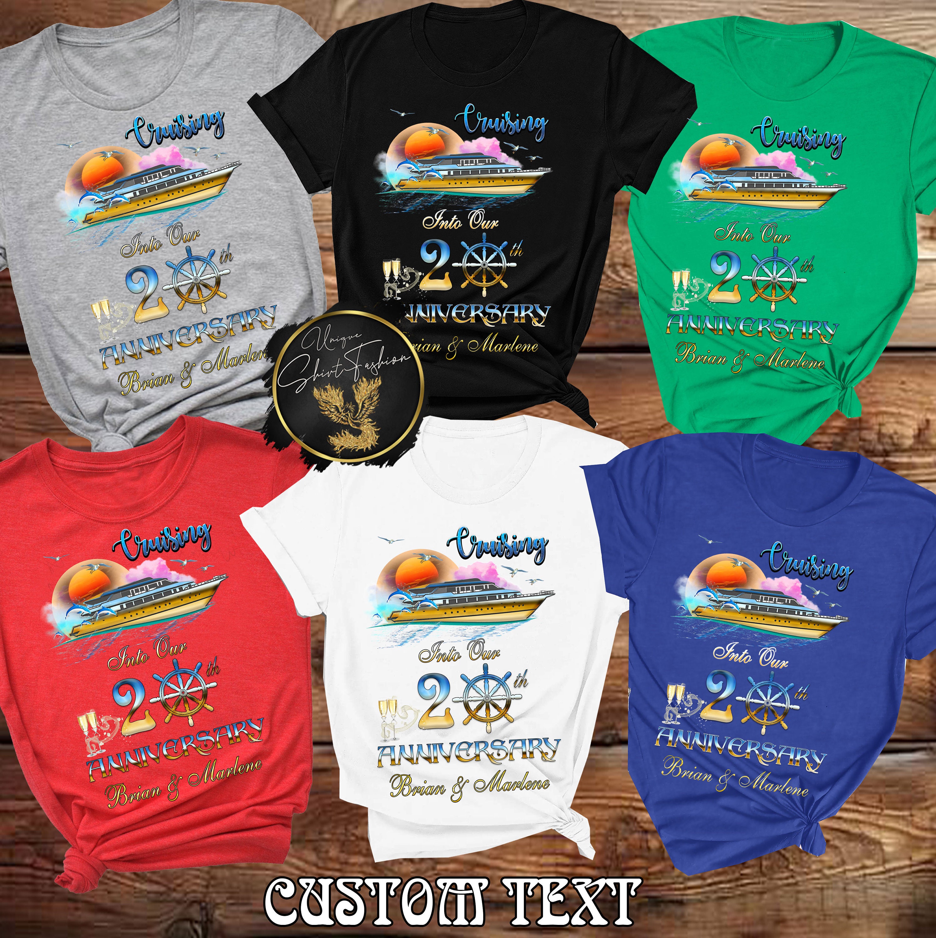 Discover Anniversary Cruise Trip Matching Shirts