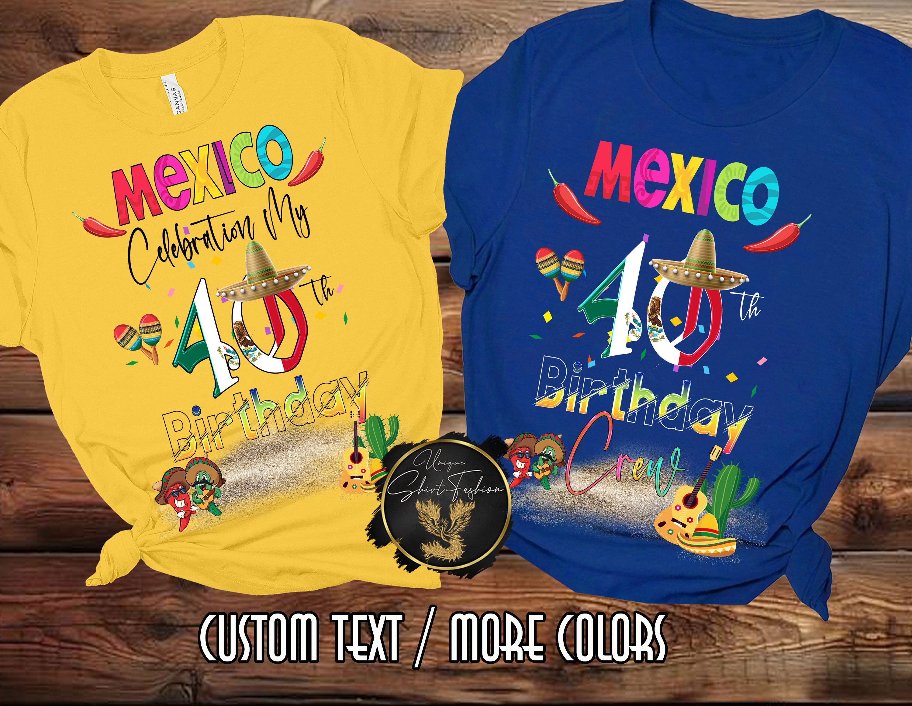 Mexico Birthday Shirts, Mexico Birthday Crew, Mexico Birthday Trip
