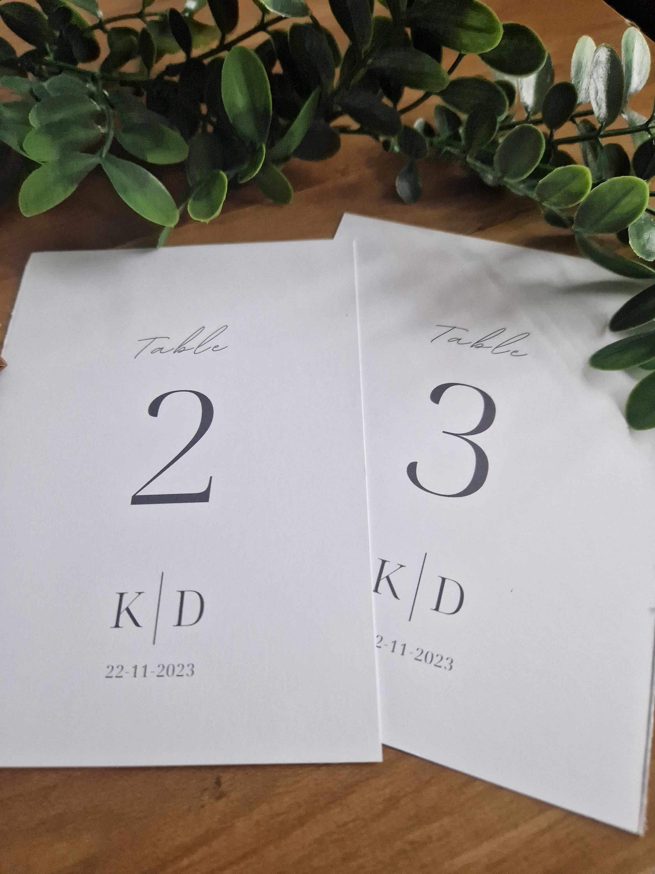 Table Number, Wedding , Personalised Table Number A6 - Etsy
