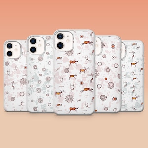Stone Age Phone Case Prehistoric Cover for iPhone 15, 14, 13, 12, 11, Samsung S23Ultra, S22, S21FE, A54, A34, A14, Pixel 8, 7A, 7Pro, 6Pro