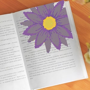 Corner Bookmark Cross Stitch Pattern, Flower Embroidery, Floral Wreath CrossStitch, Diy Embroidery Bookmark for Book Lover Gift