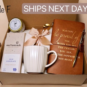 Holiday Gift Basket for Friends, Cozy Gift Box with Blanket, Candle, Self Care Gifts Box, Hygge Gift Box, Get Well Gift Boxes for Her or Him