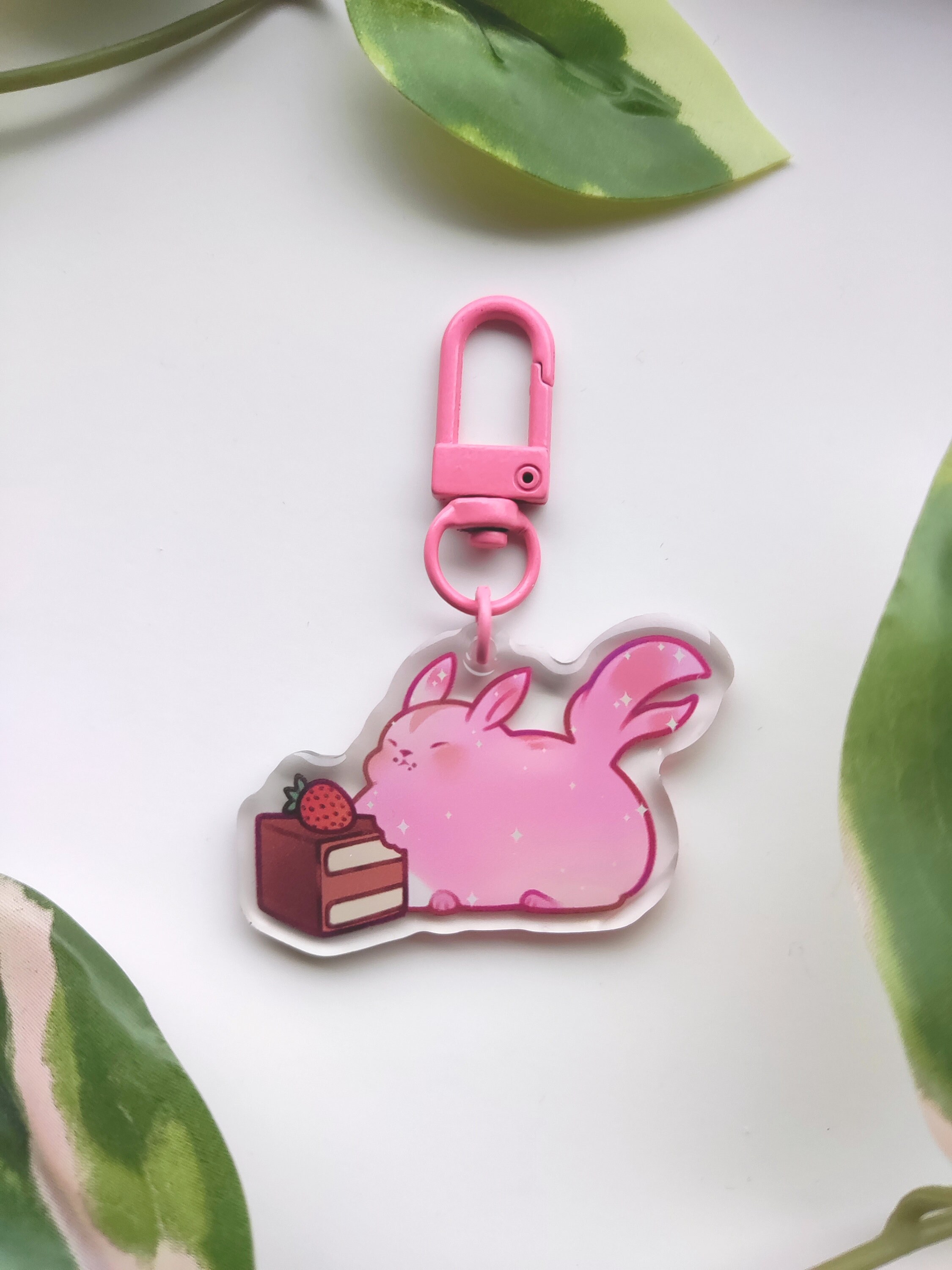 FFXIV Fat Cake Carbuncle Charms 2 Acrylic Epoxy Scholar Summoner ...